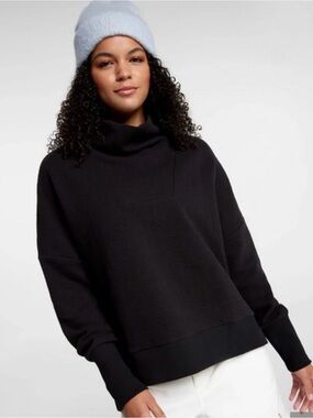 CALIA by Carrie Underwood Black Funnel Neck Pullover
